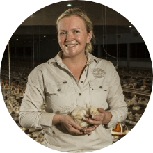 Susan Shay chook farm insurance